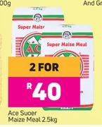 Ace Super Maize Meal-For 2 x 2.5kg