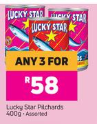 Lucky Star Pilchards Assorted-For Any 3 x 400g