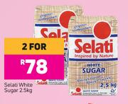 Selati White Sugar-For 2 x 2.5Kg