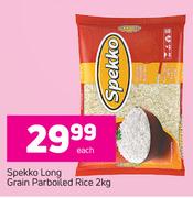 Spekko Long Grain Parboiled Rice-2Kg Each