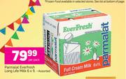 Parmalat Everfresh Long Life Milk Assorted-6 x 1Ltr Per Pack