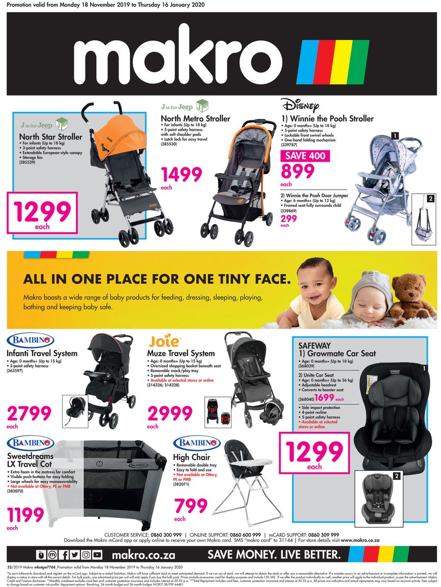 baby strollers at makro