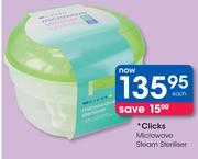 Clicks Microwave Steam Steriliser