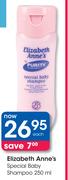 Elizabeth Anne's Special Baby Shampoo-250ml