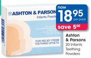 Ashton & Parsons 20 Infants Teething Powders-Per Pack