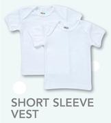 Little One 2 Pack Value Set Of Short Sleeve Vest-Per Set