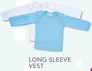 Little One 2 Pack Value Set Of Long Sleeve Vest-Per Set