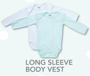 Little One 2 Pack Value Set Of Long Sleeve Body Vest-Per Set
