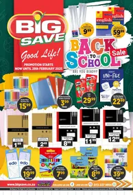 Big Save : Back To School (Request Valid Dates From Retailer)