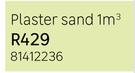 Premix Plaster Sand-1m3