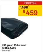 USB Green 250 Micron 3 x 30m SABS