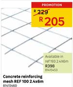 Concrete Reinforcing Mesh REF 100-2.4 x 6m