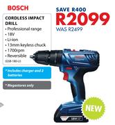 Bosch Cordless Impact Drill