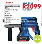 Bosch Cordless Hammer Drill