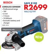 Bosch Cordless Grinder