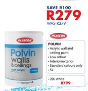 Plascon 20L Polvin (White) 