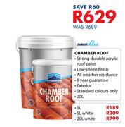 Chamber Value 5Ltr White Chamber Roof
