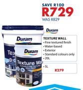 Duram 5Ltr Texture Wall