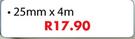 Eurolux Conduit Tubing PVC 25mm 2x 4m-Each