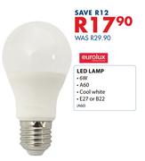 Eurolux 6W LED Lamp A60