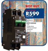 CBI Electric 63A Earth Leakage QA17C63
