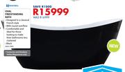 Macneil Oval Freestanding Bath Black BJ6517BW