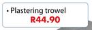 Chamber Value Plastering Trowel