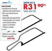 Chamber Value Hacksaw 150mm Blade-Each