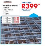 WireForce Iron Reinforcing Ref 100 200 x 200mm-Each