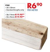Pine 50 x 76mm-Per Meter