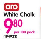 Aro White Chalk-Per 100 Pack