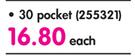 Butterfly A4 Pocket File 30 Pocket-Each