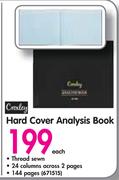Croxley Hard Cover Analysis Book-Each