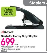 Rexel Gladiator Heavy Duty Stapler-Each