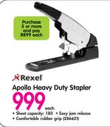 Rexel Apollo Heavy Duty Stapler-Each