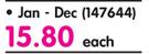 Aro Polypropylene File Jan-Dec Dividers-Each