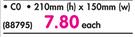 Jiffylite C0 Padded Envelopes-210mm(l)x150mm(w) Each