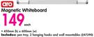 Aro Magnetic Whiteboard-Each