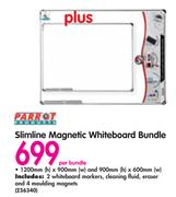 Parrot Slimline Magnetic Whiteboard Bundle-Per Bundle