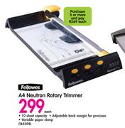 Fellowes A4 Neutron Rotary Trimmer-Each
