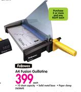 Fellowes A4 Fusion Guillotine-Each