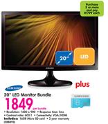  Samsung 20" LED Monitor Bundle-Per Bundle