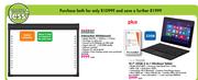 Parrot Interactive Whiteboard IW2100/Nextbook 10.1" 32GB 2 In 1 Windows Tablet M1012BCP