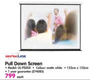 Ultra Link Pull Down Screen UL-PS004
