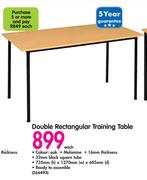 Double Rectangular Training Table-Each