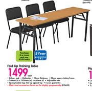 Fold Up Training Table-Each