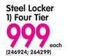 Steel Locker Four Tier-Each