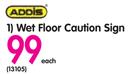 Addis Wet Floor Caution Sign Each