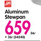 Hart Aluminium Stewpan-36ltr Each