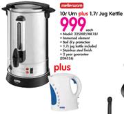 Mellerware 10L Urn+ 1.7L Jug Kettle 22500P/MK18J-Each